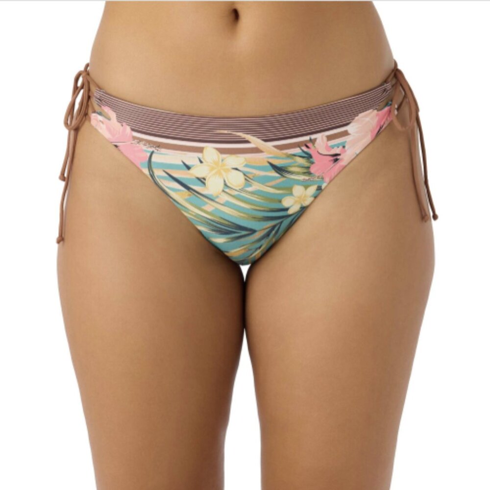 O'Neill Women's Estella Tile Jensen Skimpy Bottoms Multi Color M NWT